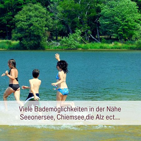 Designerwohnungen "Beim Schmied" In Chiemseenaehe トラウンロイト エクステリア 写真